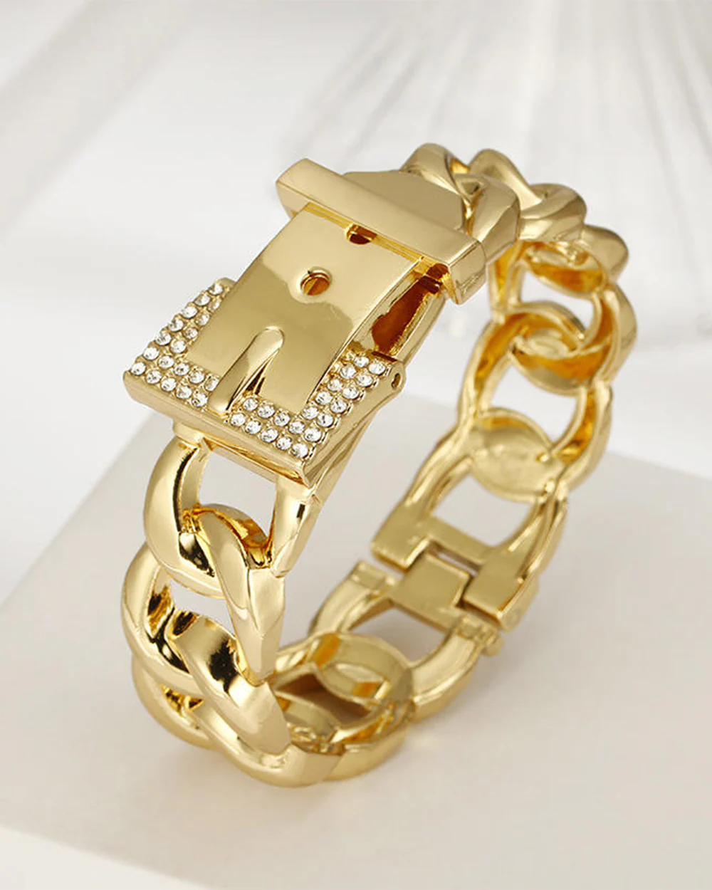 Women's Metal Kara - Golden