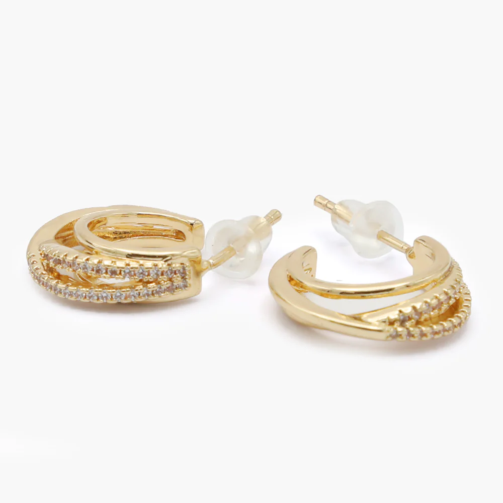 Women's Ear Hoops - Golden