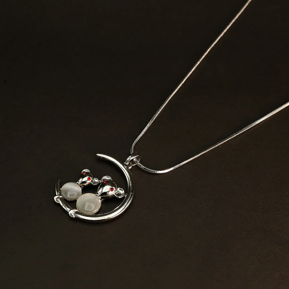 Women's Chain Mala - Silver