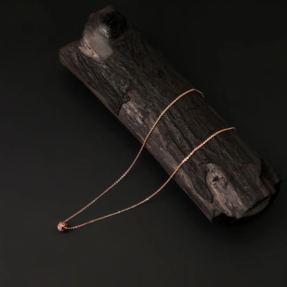 Women's Chain With Locket - Copper