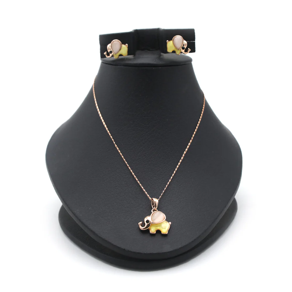 Women's Locket Set - Yellow
