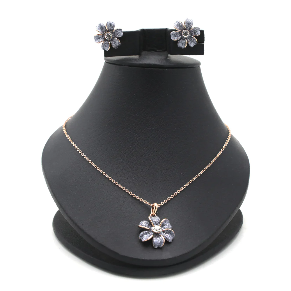Women's Locket Set - Grey