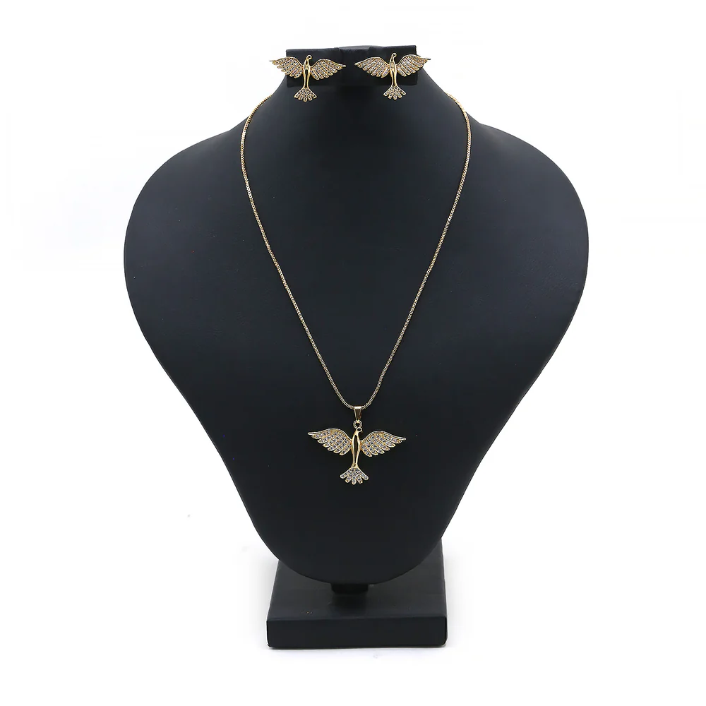 Women's Locket Set - Golden