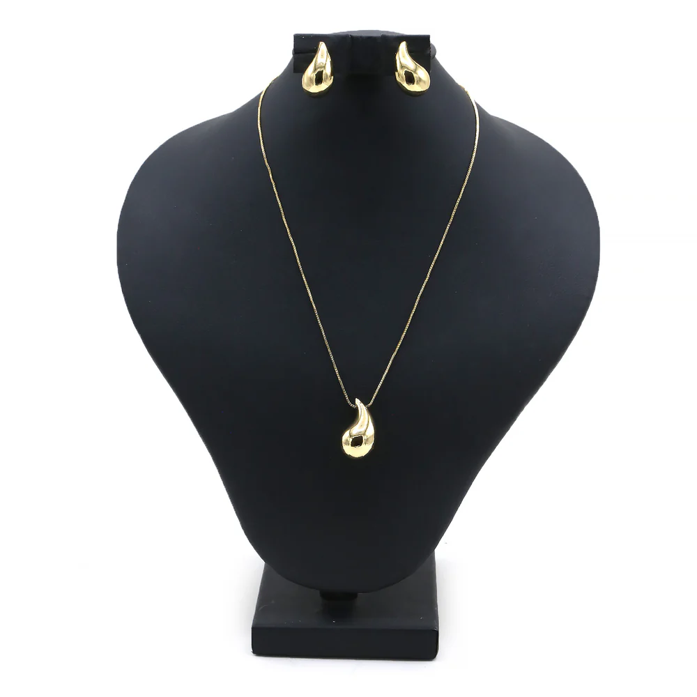 Women's Locket Set - Golden