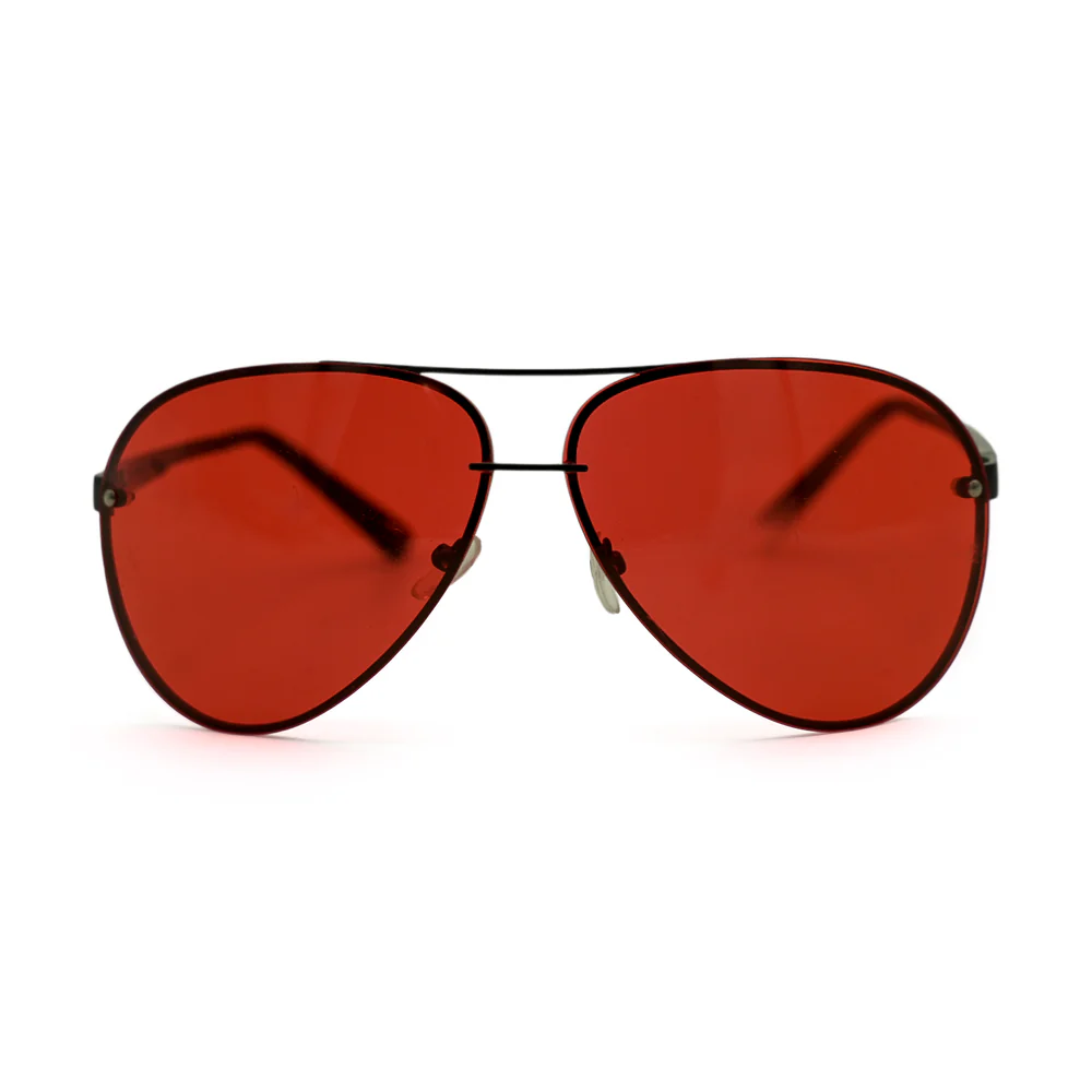 Men's Sun Glasses - Red