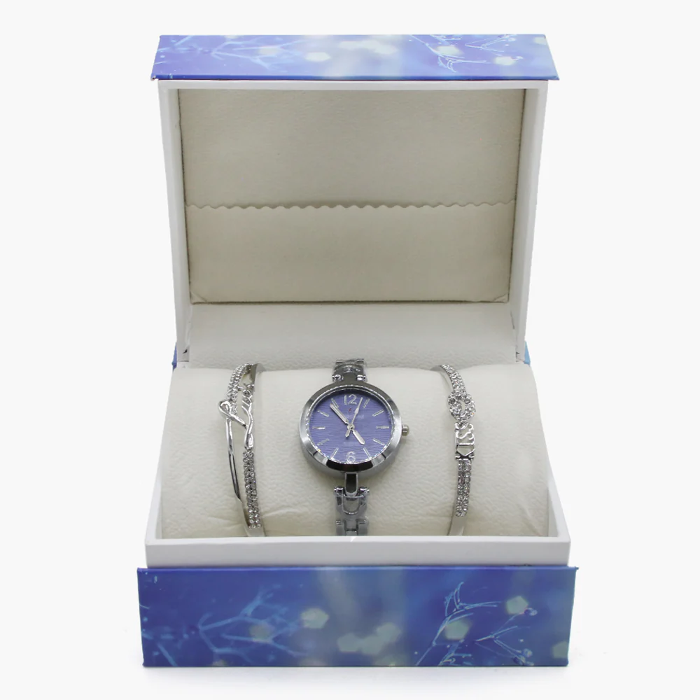 Women's Bracelet Set - Silver