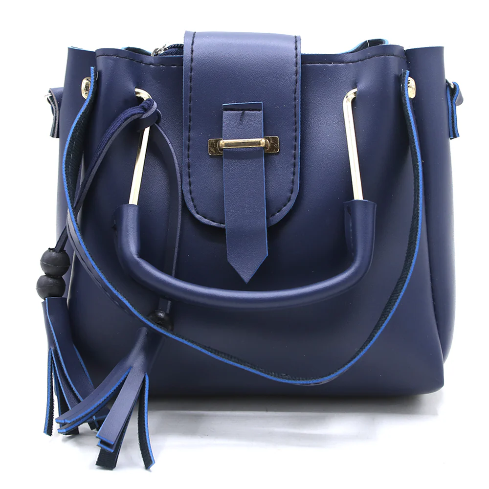 Women's Shoulder Bag - Navy Blue